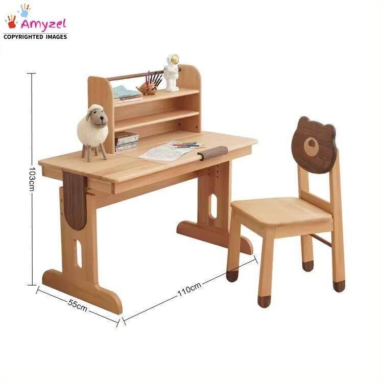 study table and chair dimension