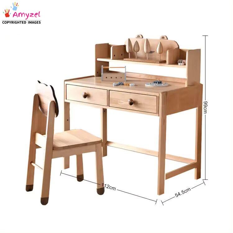 Premium study table with drawers by Amyzel