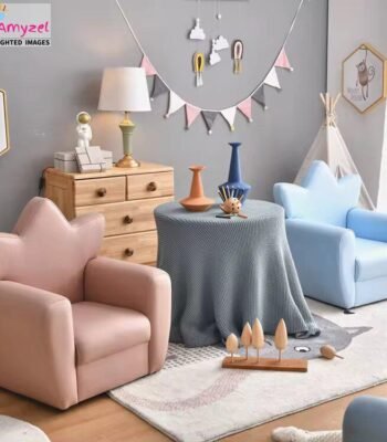 Princess-Themed Kids Sofa - Royal and Comfortable Sofa for Little Girls