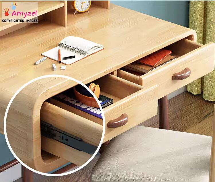 study table and chair magnified