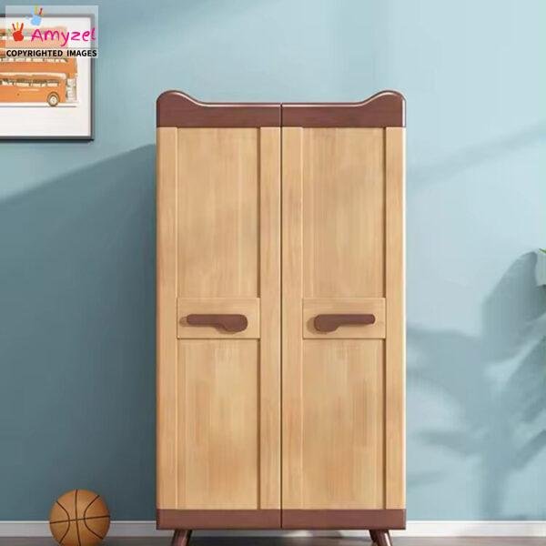 Wooden Kids Wardrobe by Amyzel