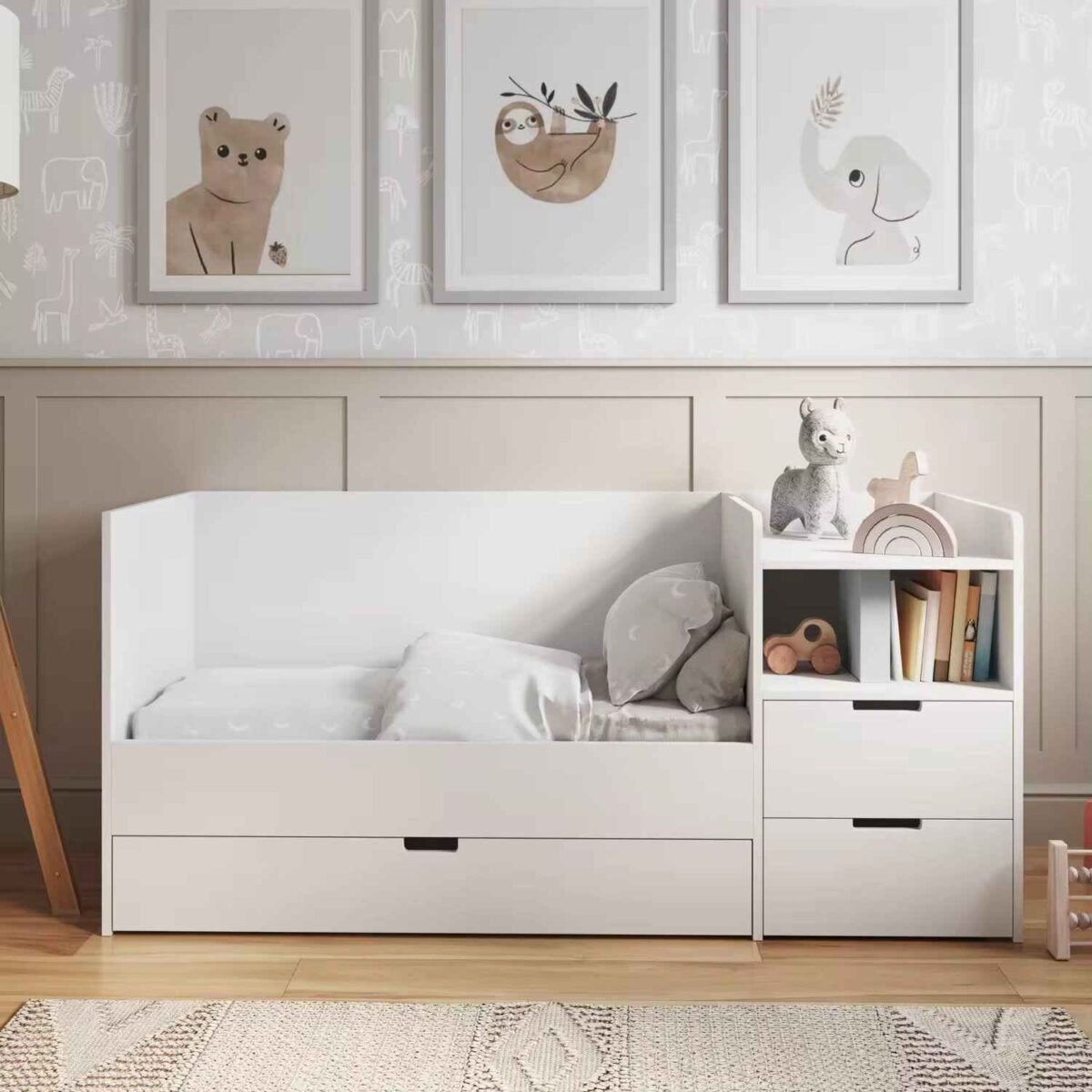 Versatile Crib with drawers..