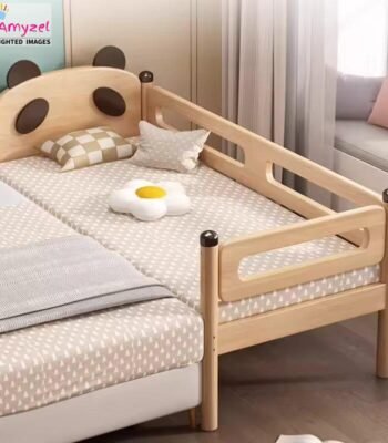 Panda themed bedside crib