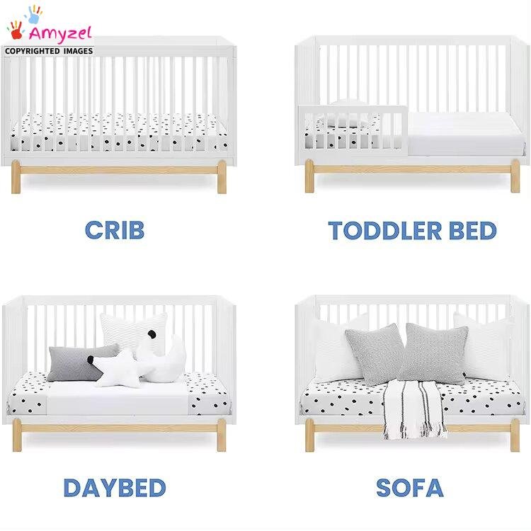 4-in-1 Convertible Baby Crib.. 4-in-1 Convertible Baby Crib..