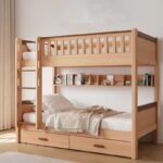 Space-Saving Bunk Bed with Drawers front