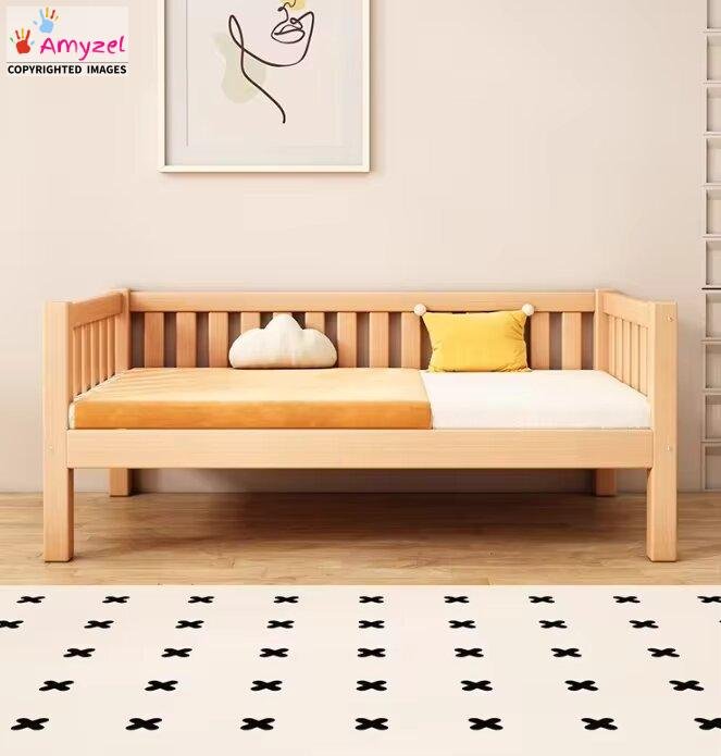 Bedside Crib / Co-Sleeper with one side rail removed Bedside Crib / Co-Sleeper with one side rail removed