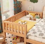 Bedside Crib/Co-Sleeper – Safe and Convenient for Bonding pine finish