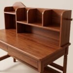 closeup-solid-sheesham-wood-study-table-with-chair
