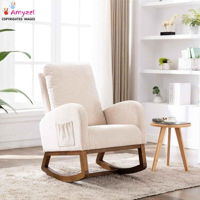 Premium Sheesham Wood Rocking Chair| 100% Solid Wood| Wood Rocking Chair