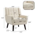 Solace Soft Easy Chair | Premium Lounge Chair dimension