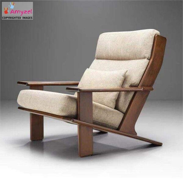 Regal Accent Chair l Solid Wood Single Seat Sofa Chair l Lounge Chair l Accent Chair