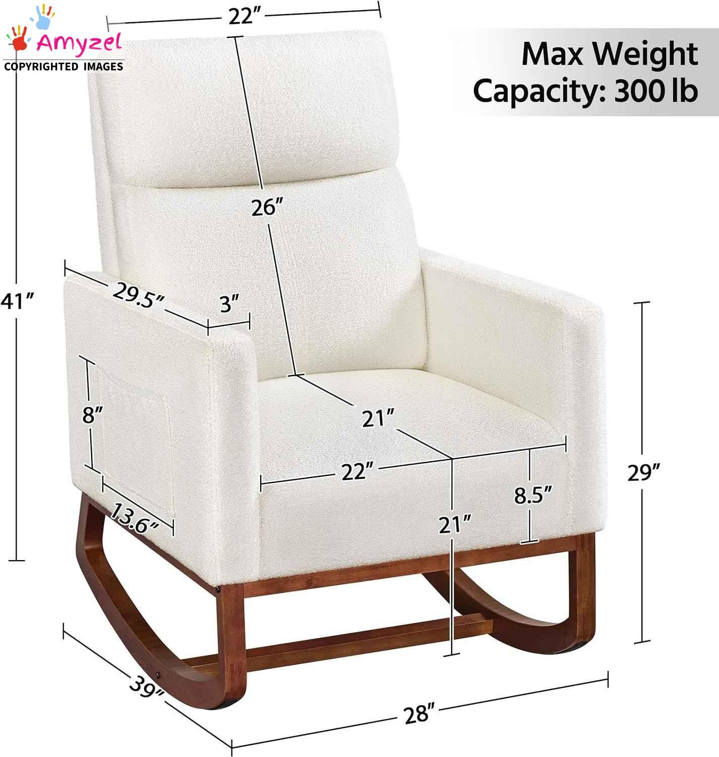Luxurious Sheesham Wood Rocking Chair dimension Luxurious Sheesham Wood Rocking Chair dimension