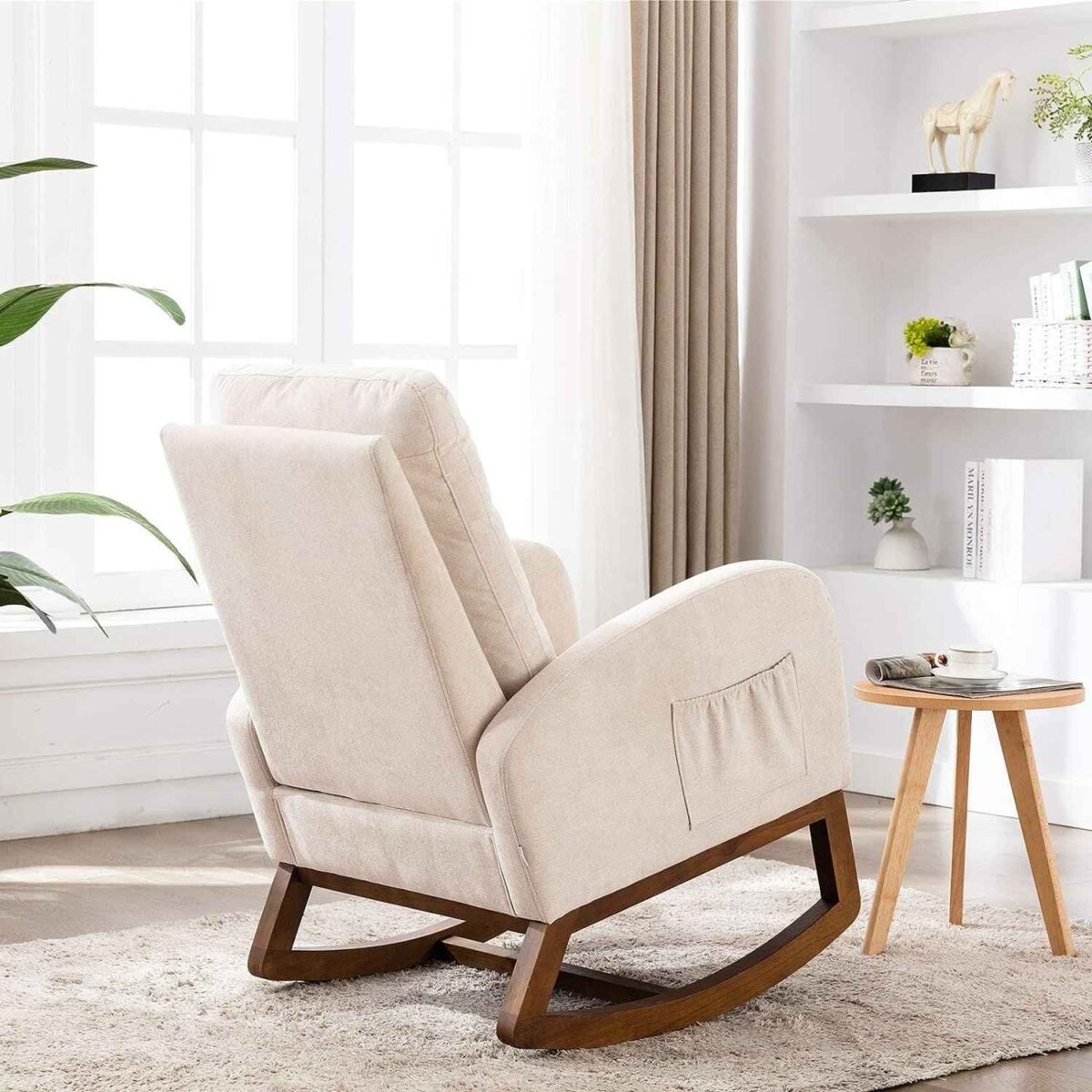 Premium Sheesham Wood Rocking Chair| 100% Solid Wood| Wood Rocking Chair.