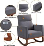 Luxurious Sheesham Wood Rocking Chair features