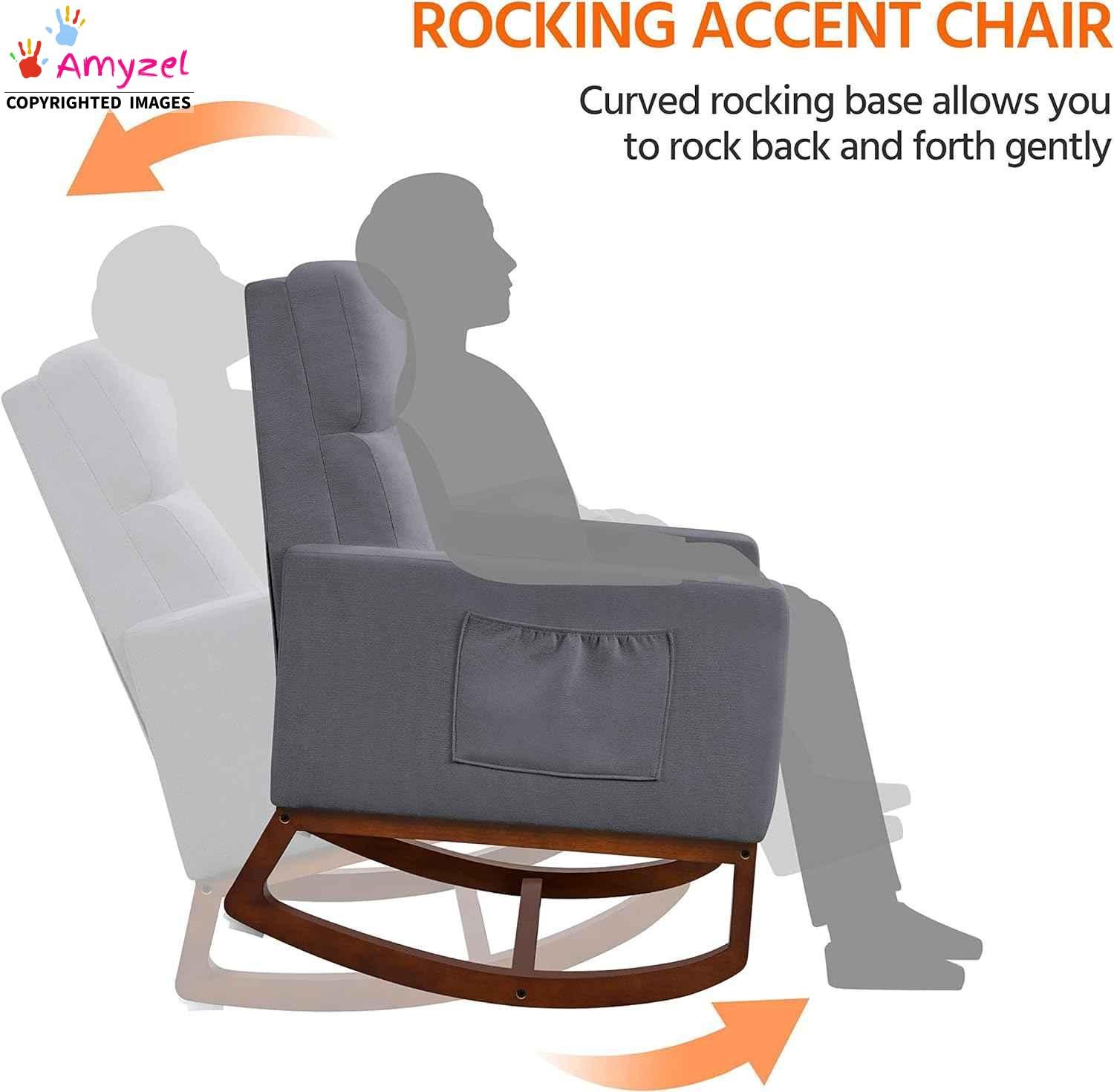 Luxurious Sheesham Wood Rocking Chair, Luxurious Sheesham Wood Rocking Chair,