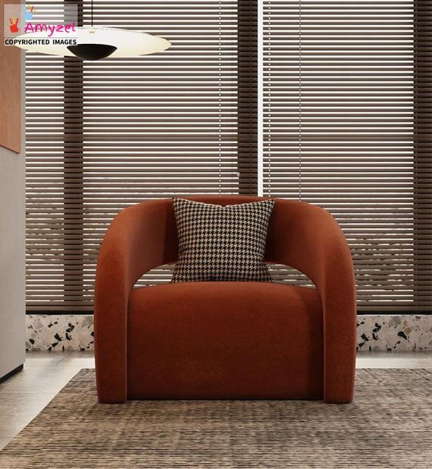 Modern Accent Chair with footrest.. Modern Accent Chair with footrest..