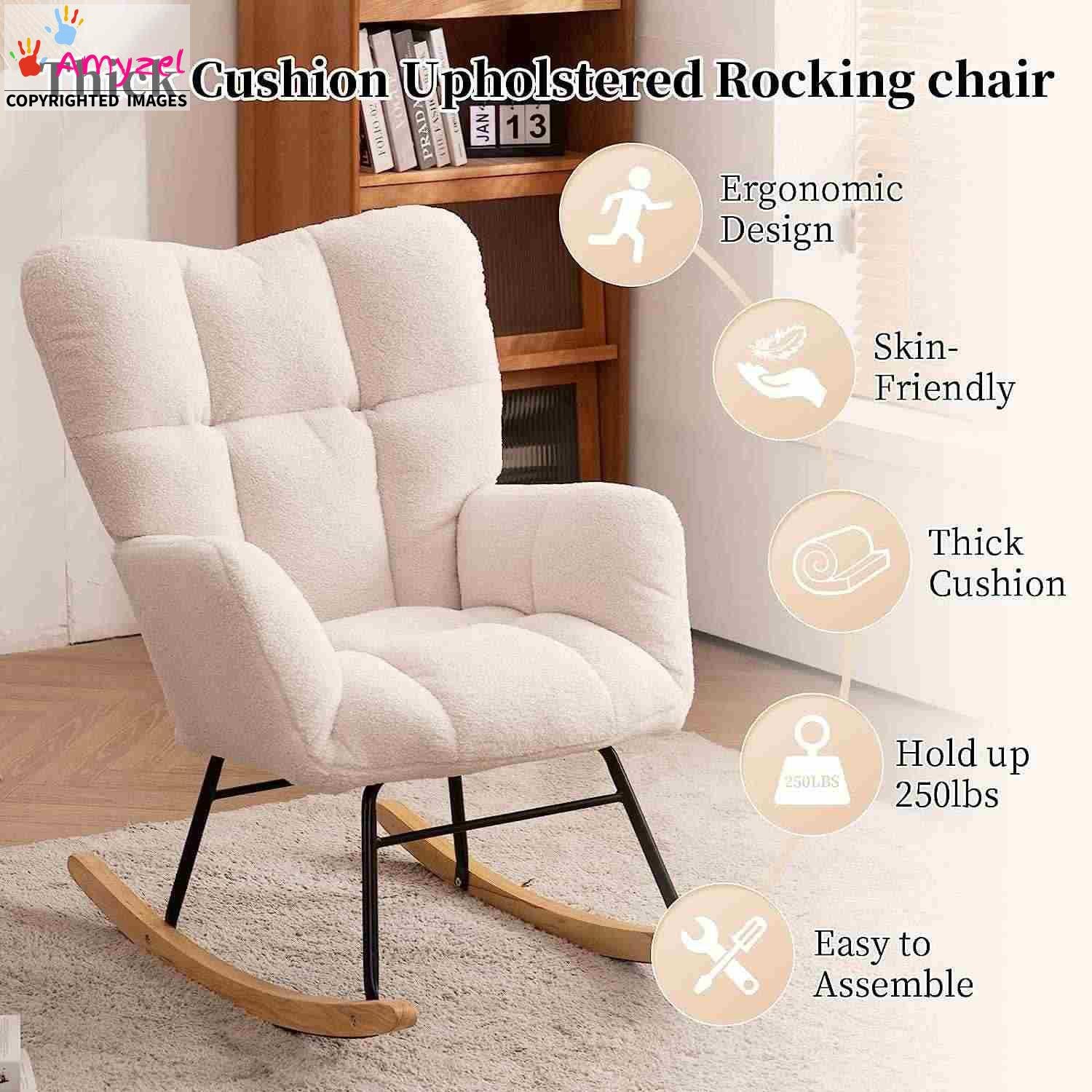 Relaxing Modern Rocking Chair features Relaxing Modern Rocking Chair features