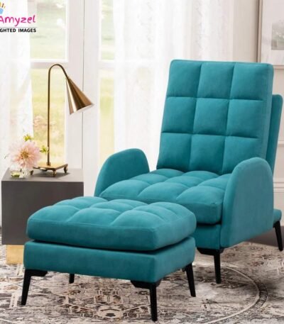 Easy Chair with Footrest Set