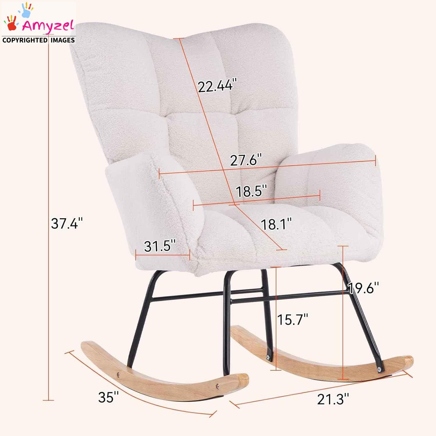 Relaxing Modern Rocking Chair dimension Relaxing Modern Rocking Chair dimension