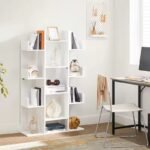 Solid sheesham wood bookshelf with multiple shelves – space-saving bookcase for books, toys, and décor