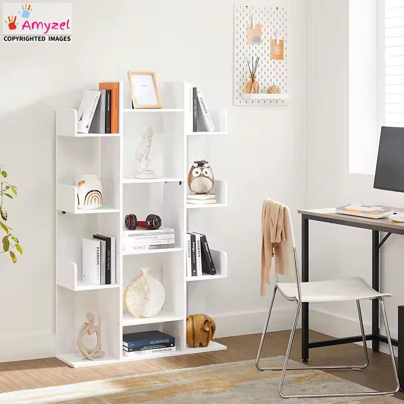 Sheesham Wood Bookshelf I Sheesham Solid Wood Bookcase Solid sheesham wood bookshelf with multiple shelves – space-saving bookcase for books, toys, and décor