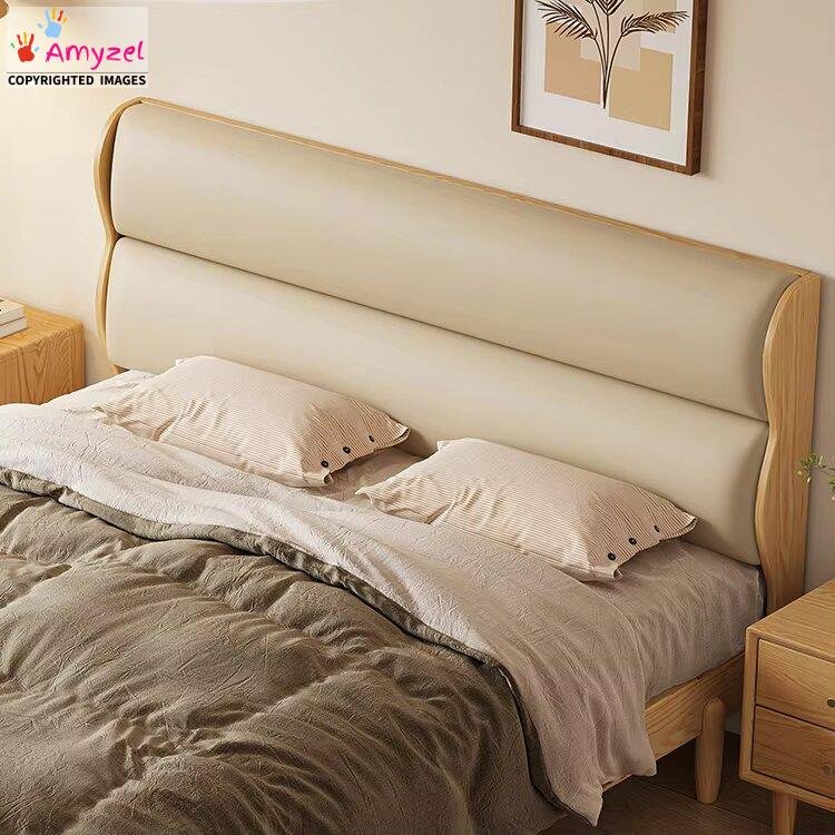 Premium Solid Wood Bed | Luxury Bed zoomed image Premium Solid Wood Bed | Luxury Bed with Modern Design