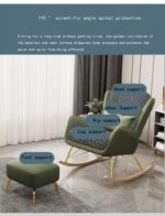 Luxurious rocking chair features