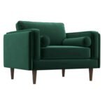 Royale lounge chair l Luxurious Single Sofa Chair green