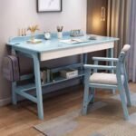 Kids study table and chair in Blue color