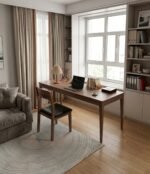 elegant wooden writing desk for study room