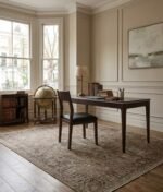 classic wooden writing desk for home library
